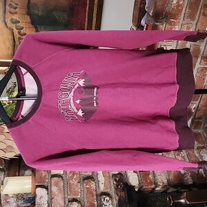 Patagonia Women’s Maroon Logo Crewneck Sweatshirt